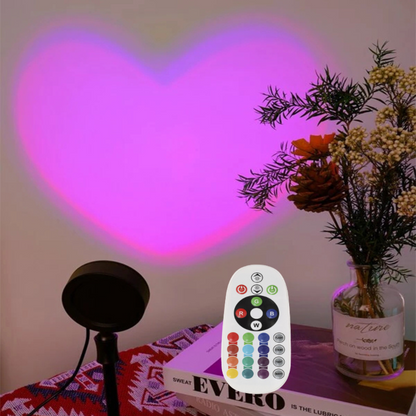 Hart Gloed Zonsondergang Lamp