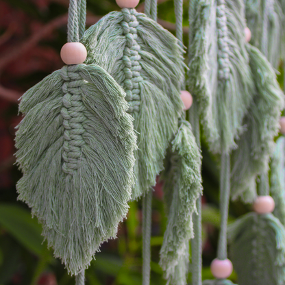 Bladeren Macramé Decoratie