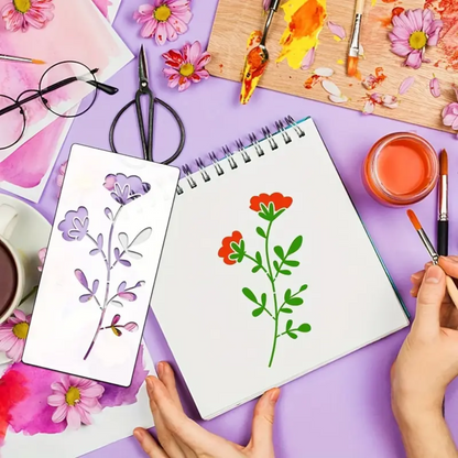 Sjablonen voor botanische stencils (18 st.)