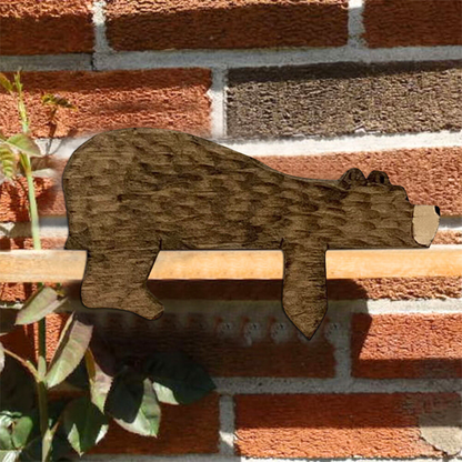 Houten Beren Deuropvuller