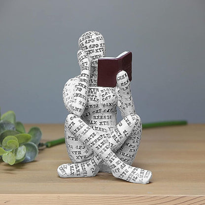 Boekenwurm Sculptuur