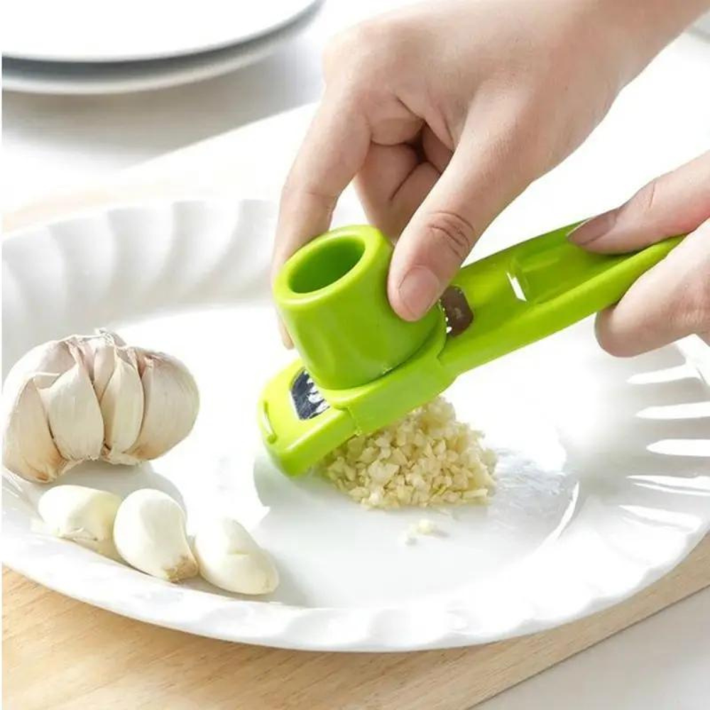 Multifunctionele knoflookpers