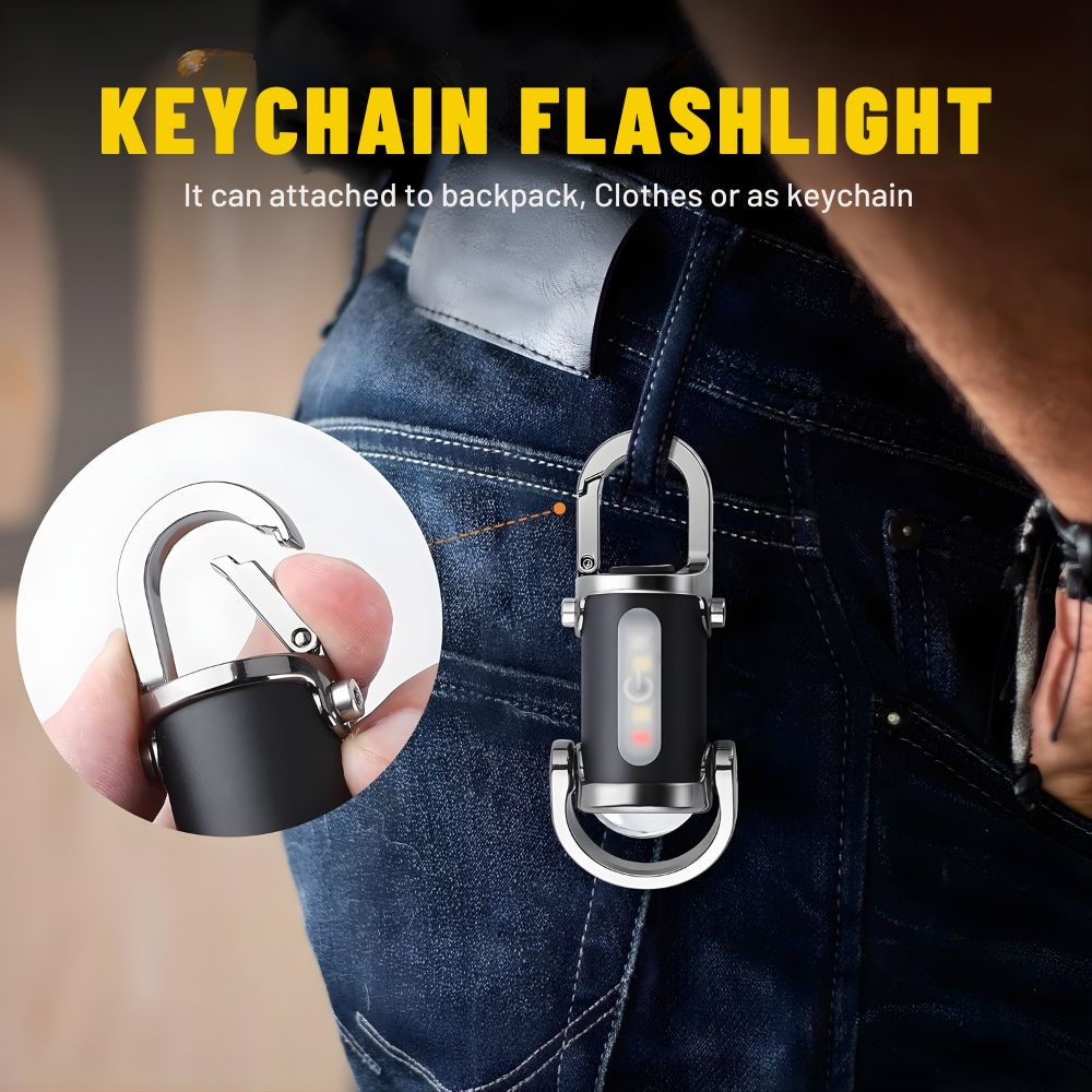 KeyBeam™ | Kleine Zaklamp Sleutelhanger