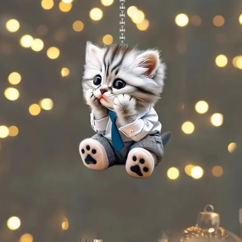Hangende Katten Ornament