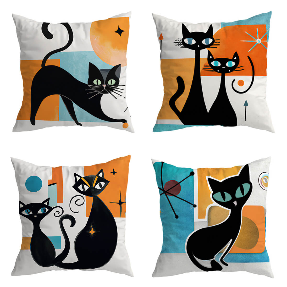 Kussenhoes Astronomische Katten