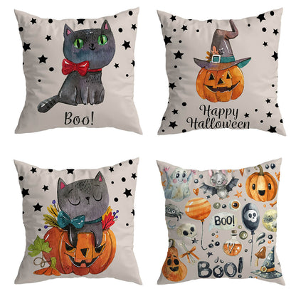 Katten Halloween Kussenhoezen