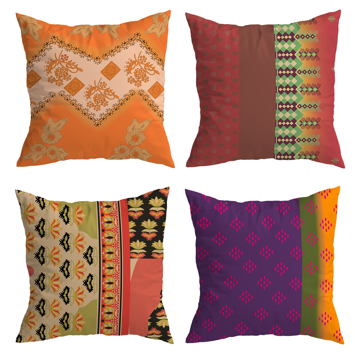Patchwork kussenhoezen