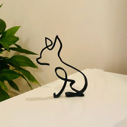 Minimalistische Dieren Sculptuur