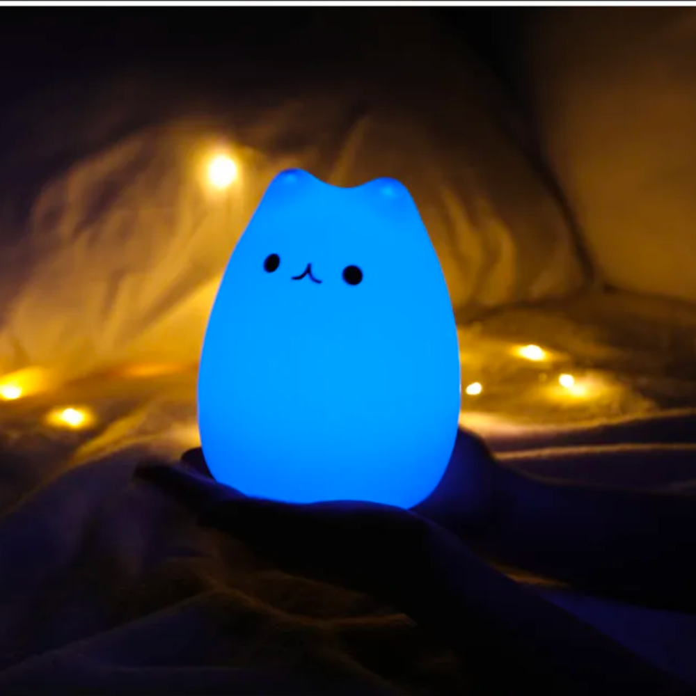 Nachtlampje in de vorm van een kat