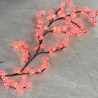 Lichtjes in kersenboom