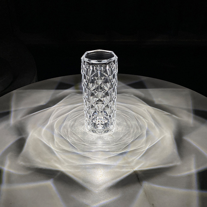 Rozen Kristallen Lamp