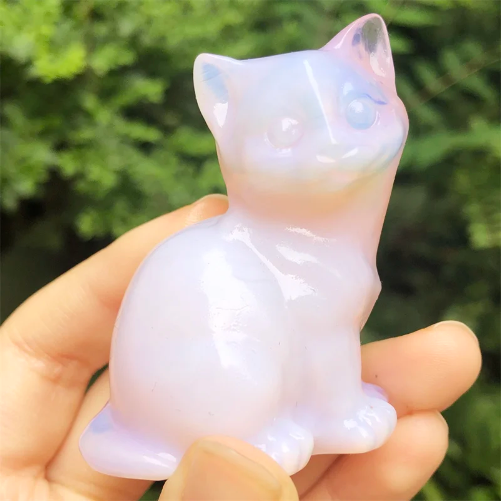Kristallen Kitten Beeldje