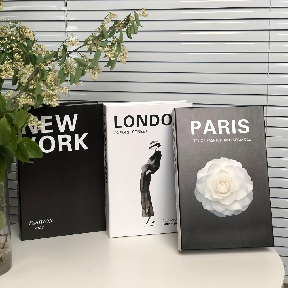 Designer Decoratieve Boeken (Set van 3 Boeken)