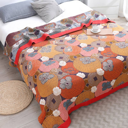 Kleurrijke Kaki Quilt