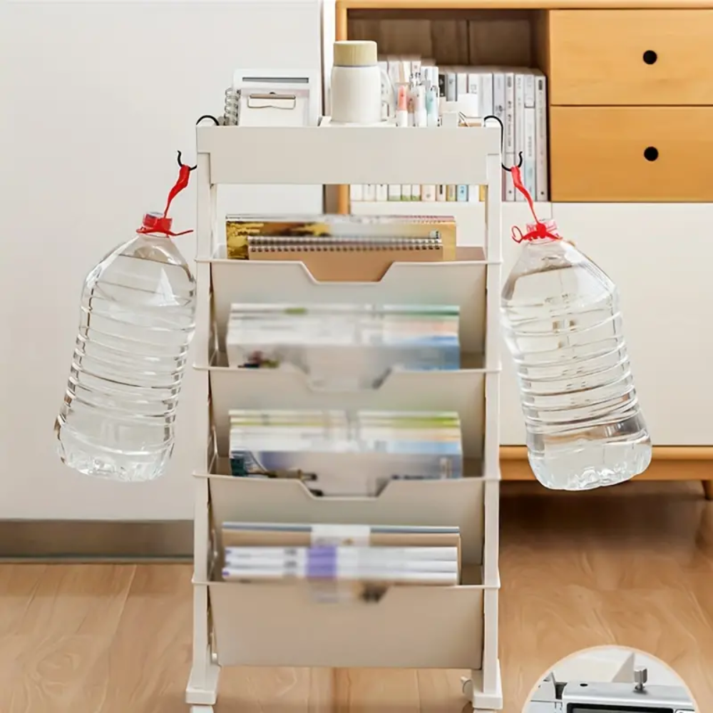 Meerlaags mobiel boekenrek