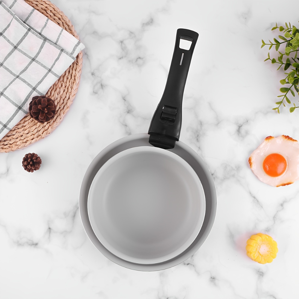 Pannenset met afneembare handgrepen