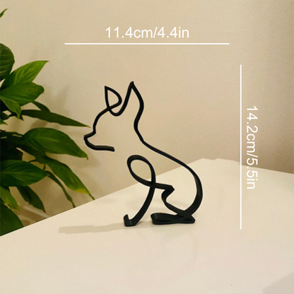 Minimalistische Dieren Sculptuur