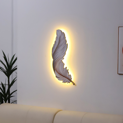 Creatieve Veren Wandlamp
