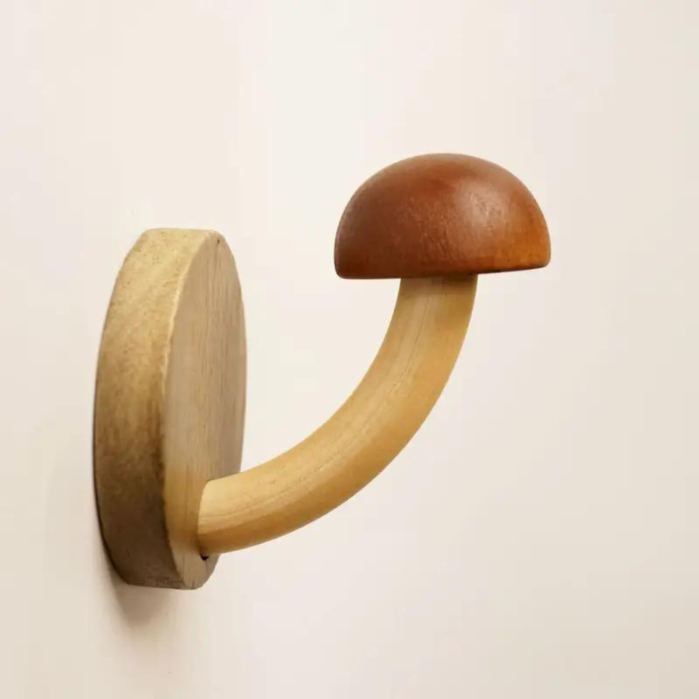Creatieve Houten Paddenstoelhaak