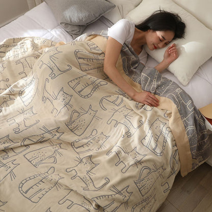 Minimalistische Kattenplaid
