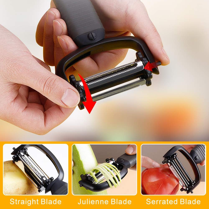 ChefTri™ | 3-in-1 Universele Dunschiller