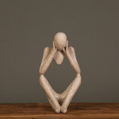 Abstracte Denker Bureau Decoratie