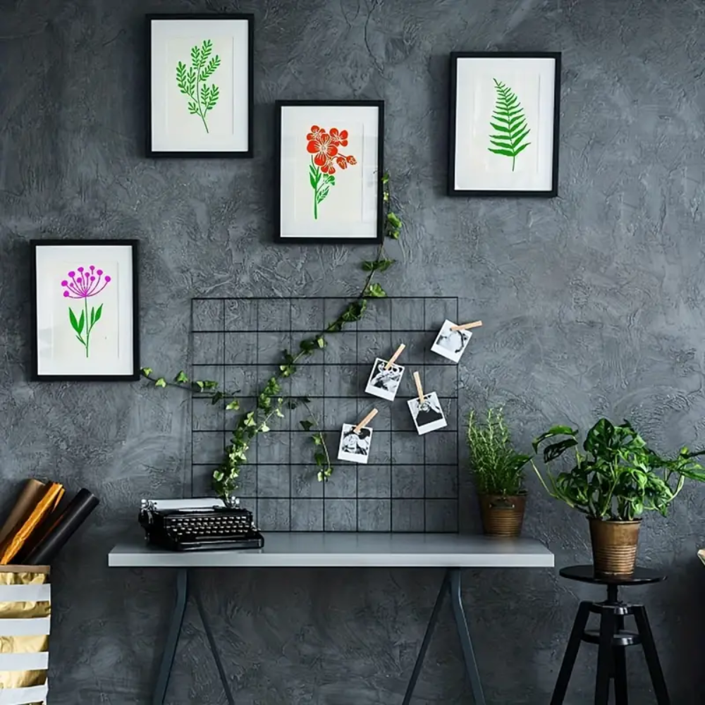 Sjablonen voor botanische stencils (18 st.)