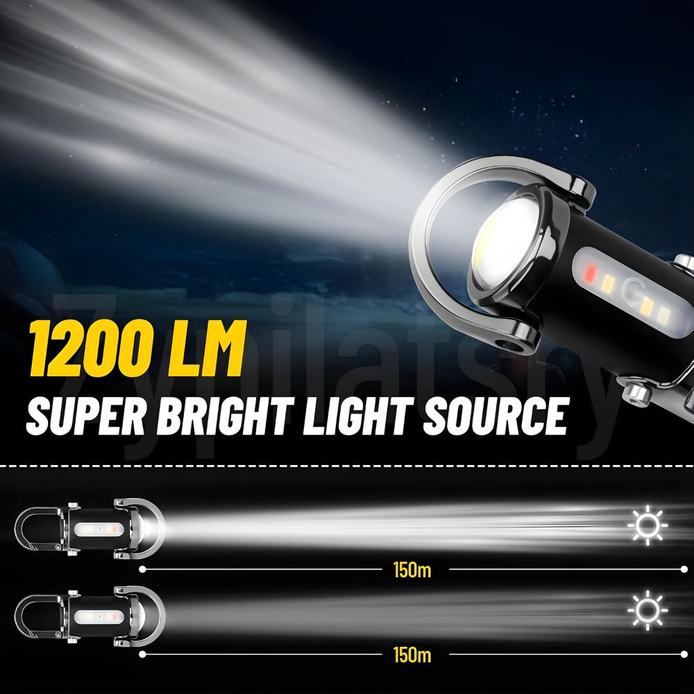 KeyBeam™ | Kleine Zaklamp Sleutelhanger