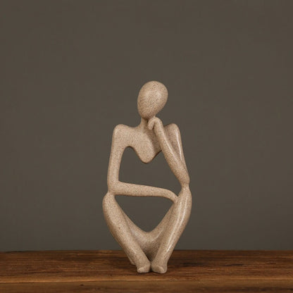 Abstracte Denker Bureau Decoratie