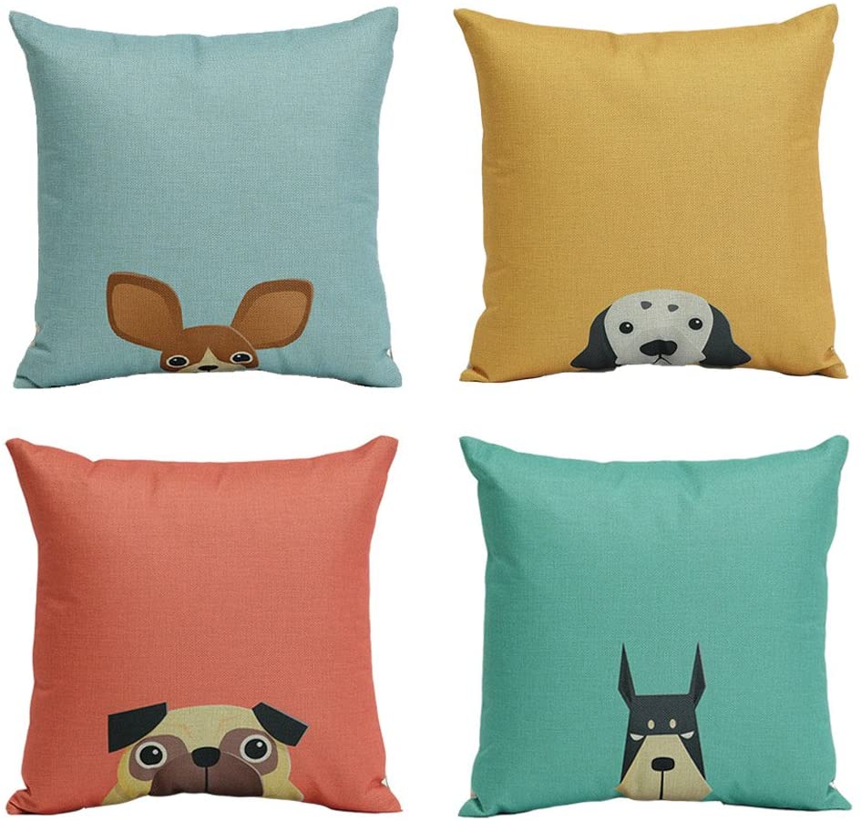 Kussenslopen met Cartoon Honden