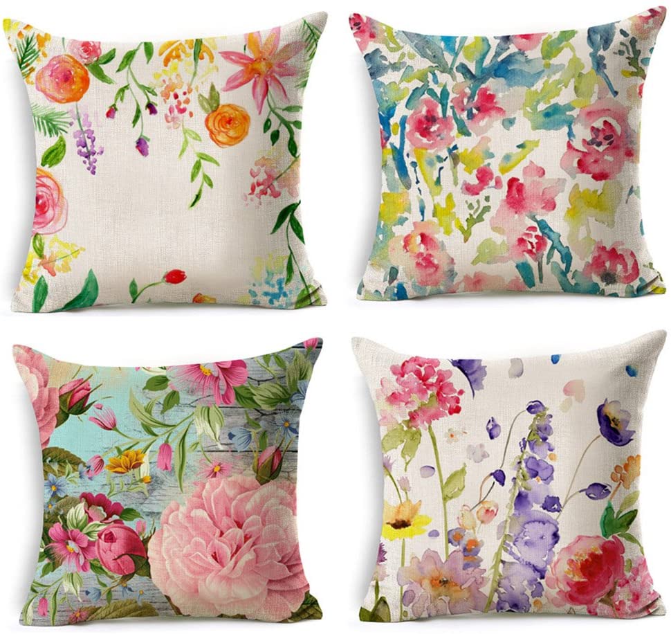 Kussenhoes Iridescent Bloemen