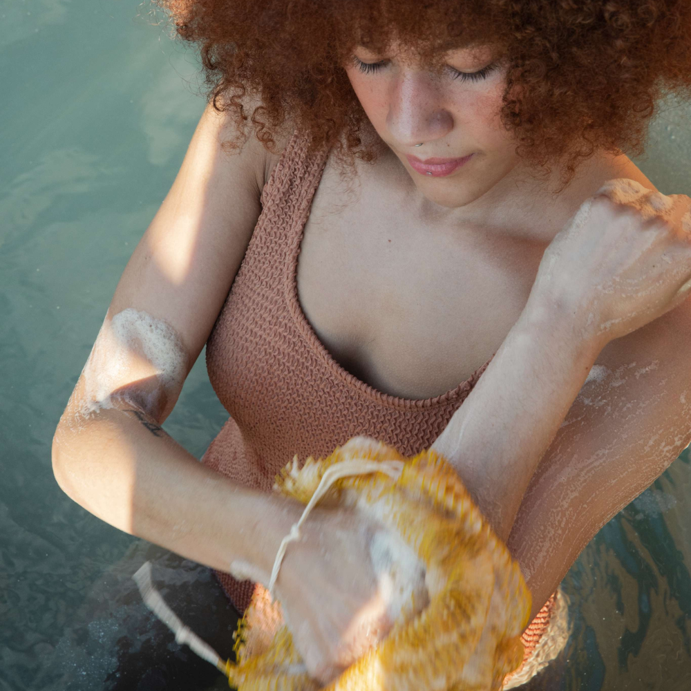 GlowWeave™ | Afrikaans exfoliërend net