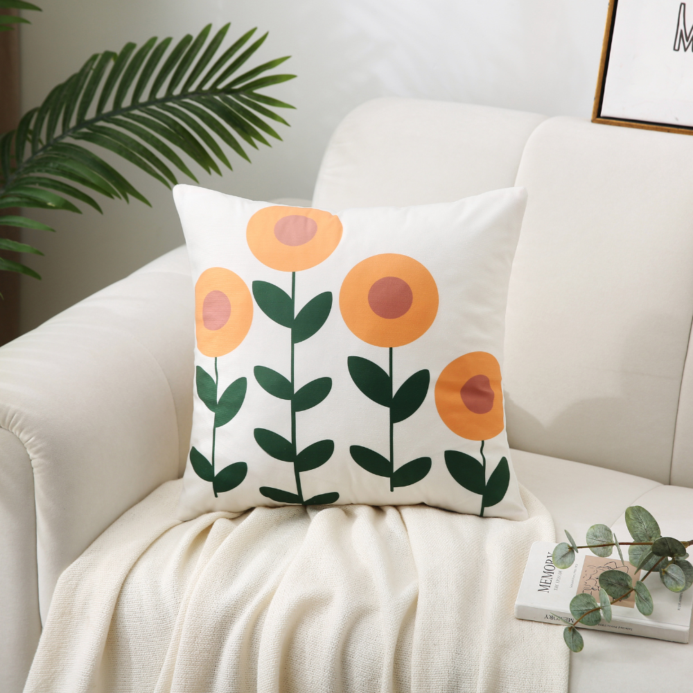 Boho bloemenkussenhoezen