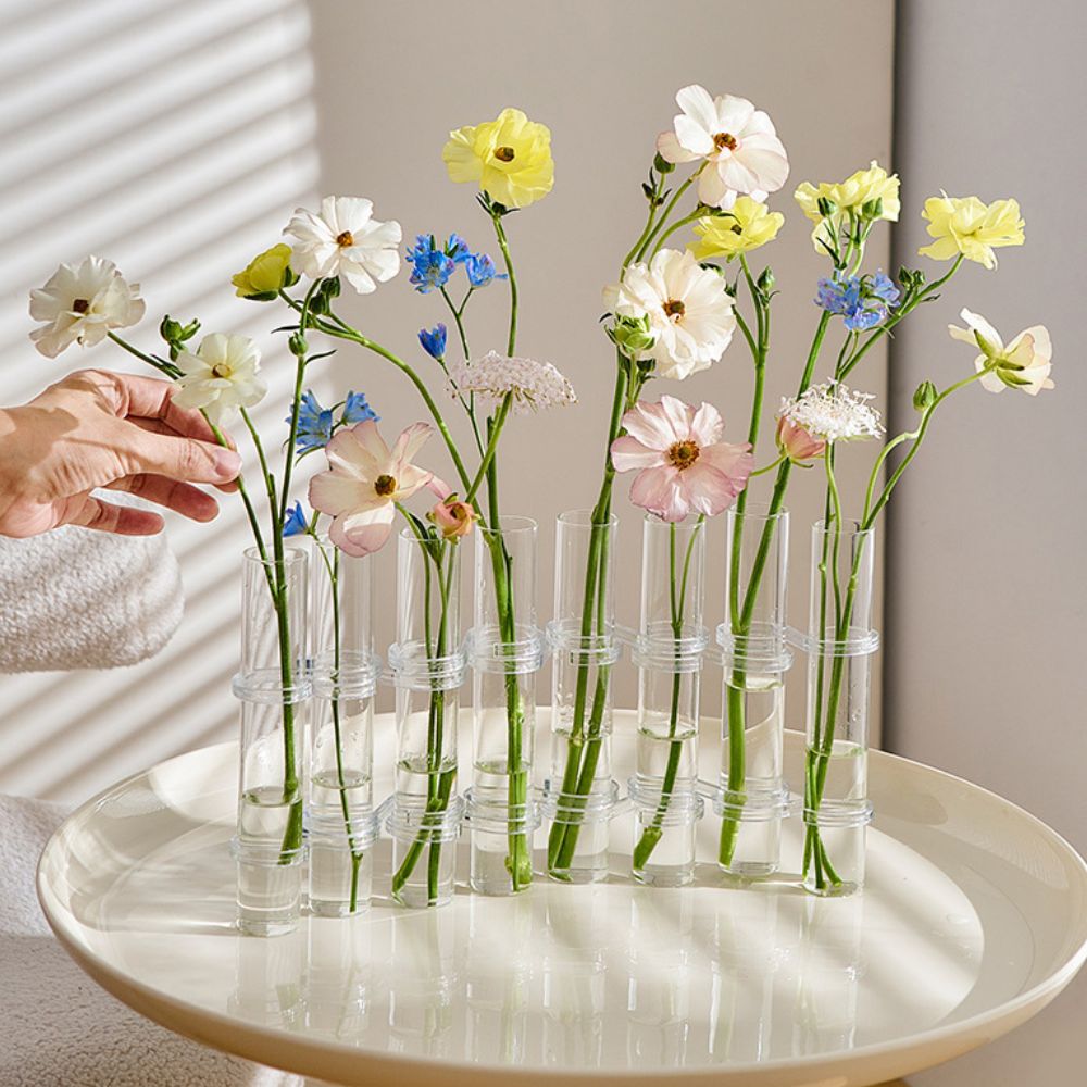 Scharnierende bloemenvaas