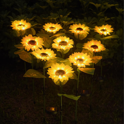 Zonnebloem Tuinlampen (2 stuks)