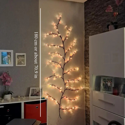 Lichtjes in kersenboom