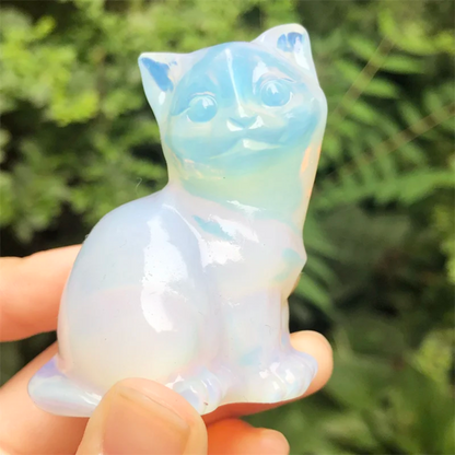 Kristallen Kitten Beeldje