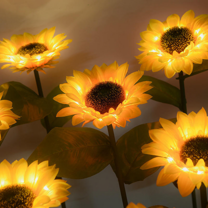 Zonnebloem Tuinlampen (2 stuks)