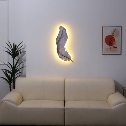Creatieve Veren Wandlamp