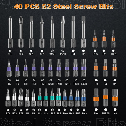 FixFlux™ | 42-in-1 Magnetische Schroevendraaierset