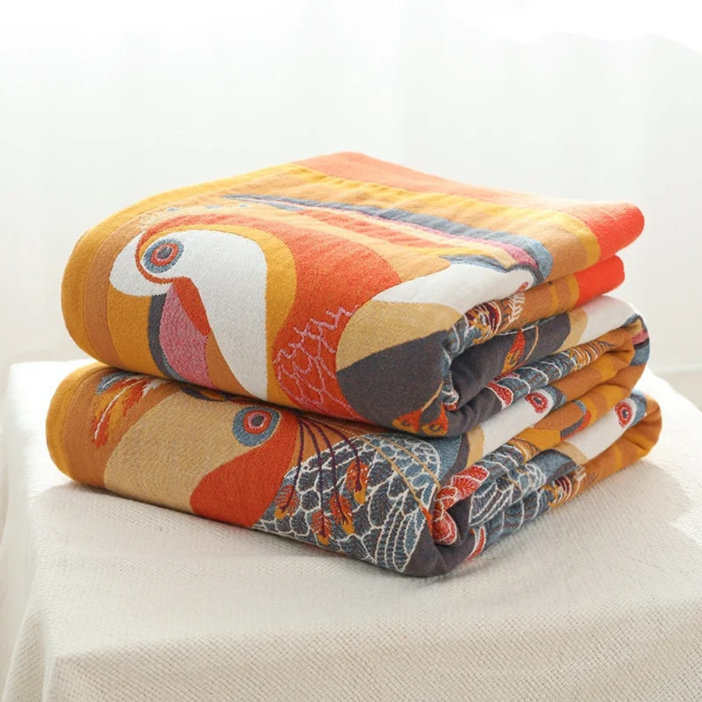 Vogel katoenen quilt