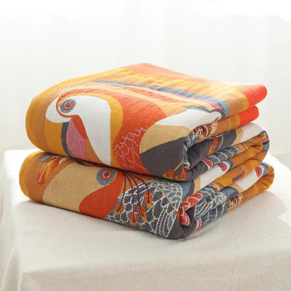 Vogel katoenen quilt