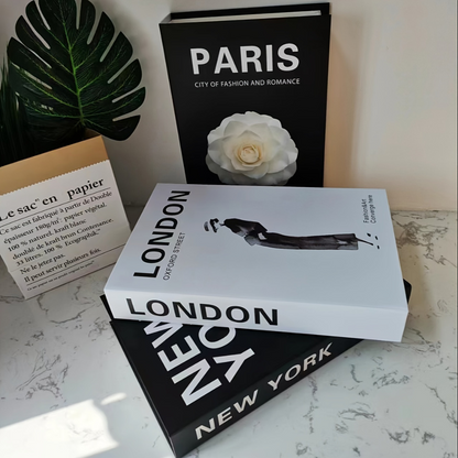 Designer Decoratieve Boeken (Set van 3 Boeken)