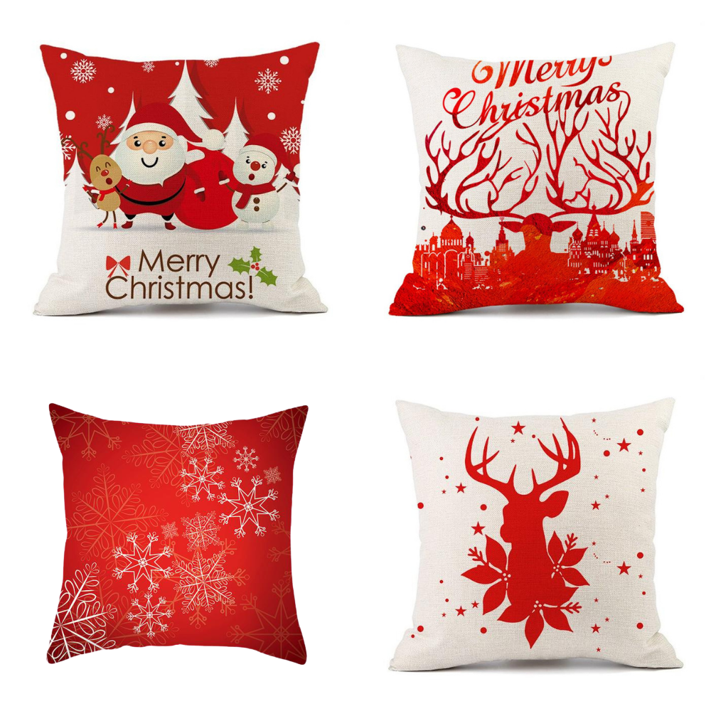 Decoratieve kussenhoezen 'It's The Season'