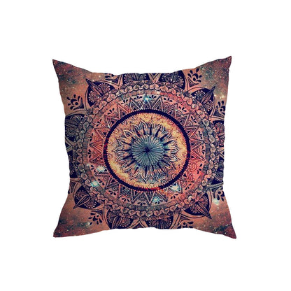 Bohemian kussenhoezen met geometrisch patroon