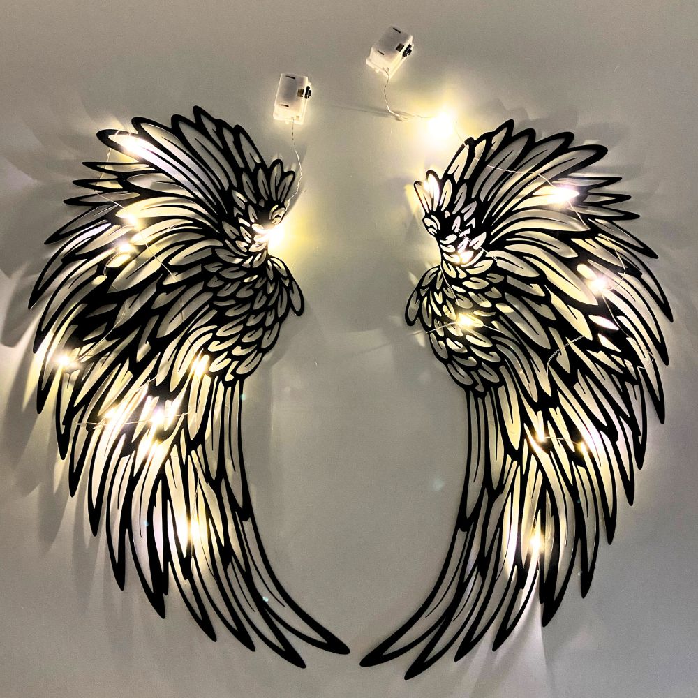 Vleugels van Engel Wanddecoratie (met LED-verlichting)