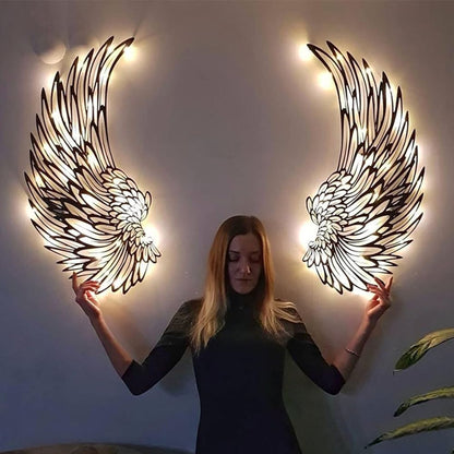 Vleugels van Engel Wanddecoratie (met LED-verlichting)