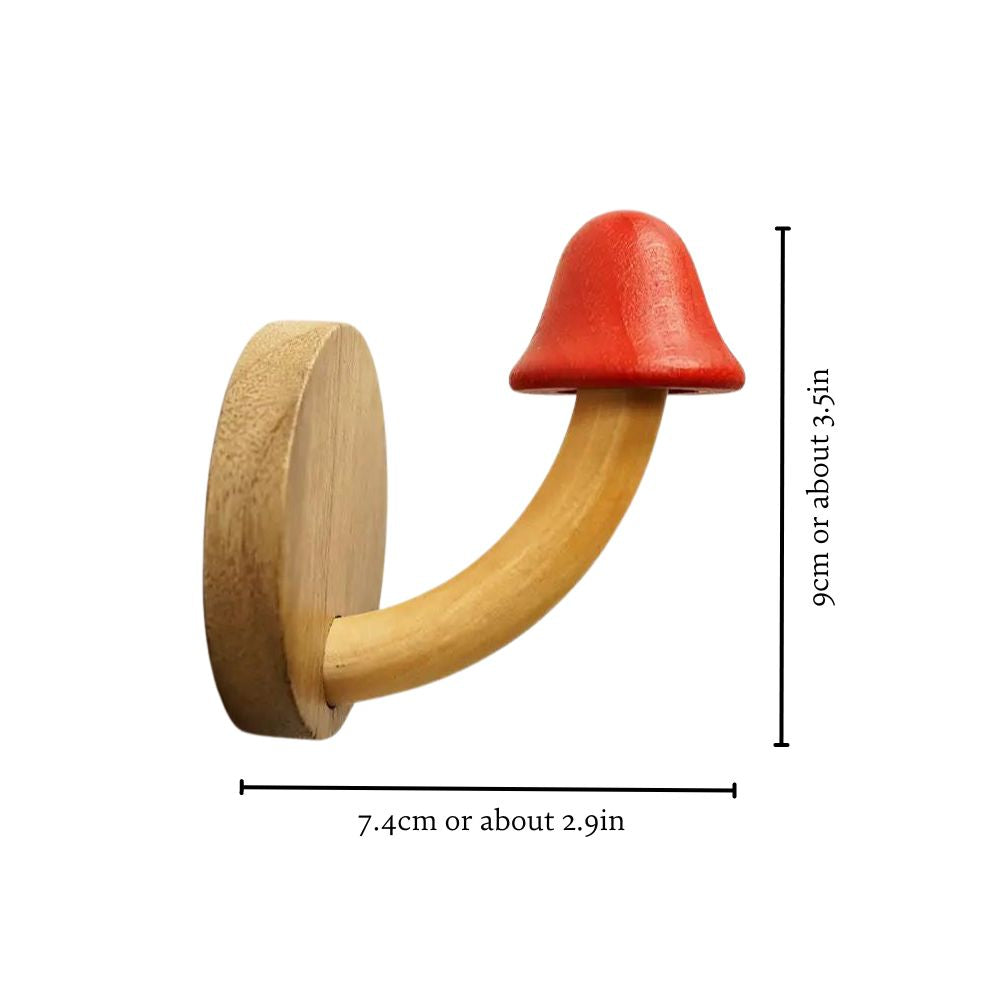 Creatieve Houten Paddenstoelhaak