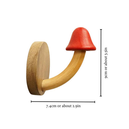 Creatieve Houten Paddenstoelhaak