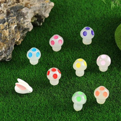 Glinsterende Paddenstoel Decoratie (8 stuks)